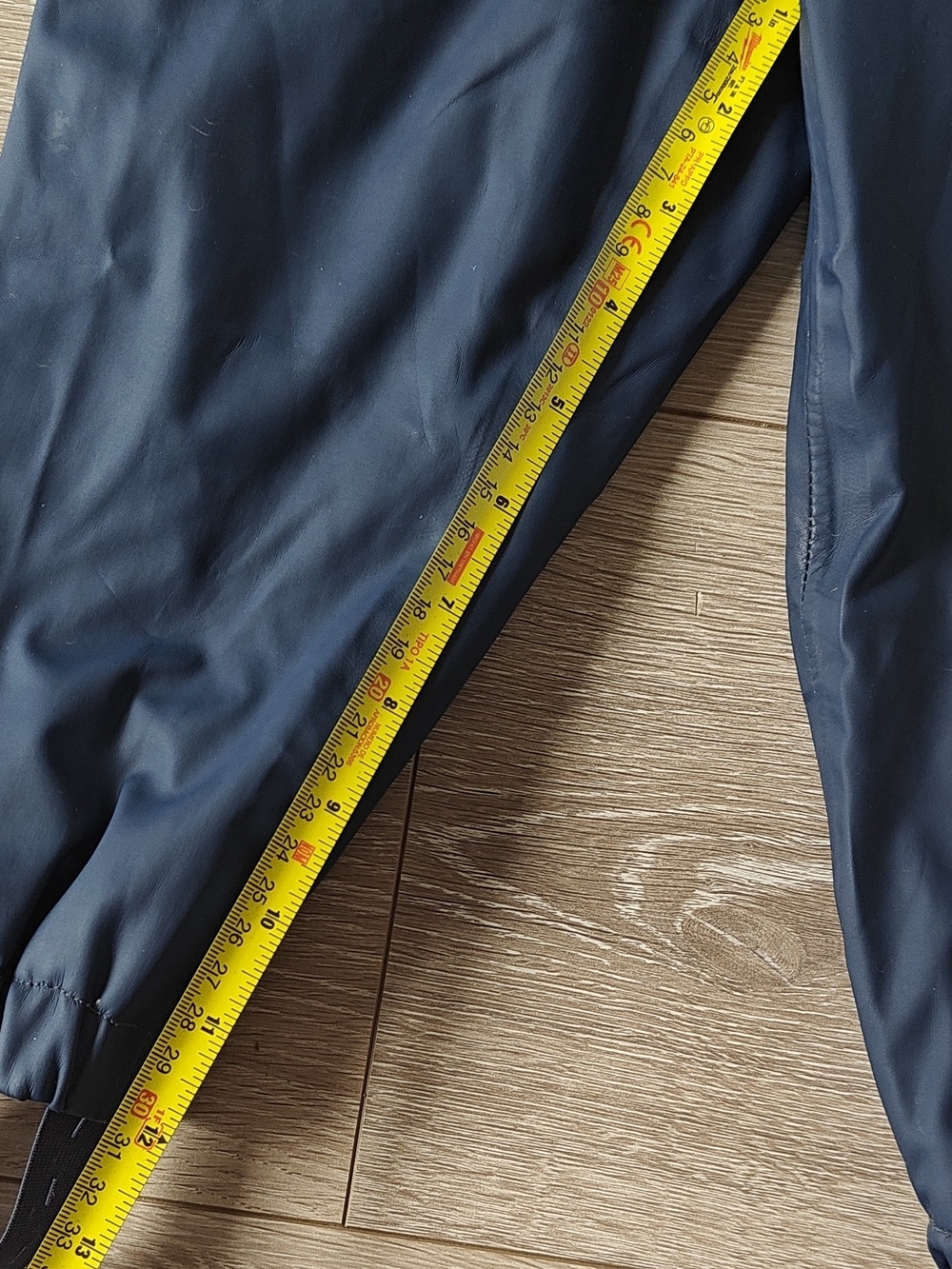 MORI Waterproof Windproof Rain Suit Jacket & Pants Set Navy/Yellow 18-24M - Picture 12 of 16